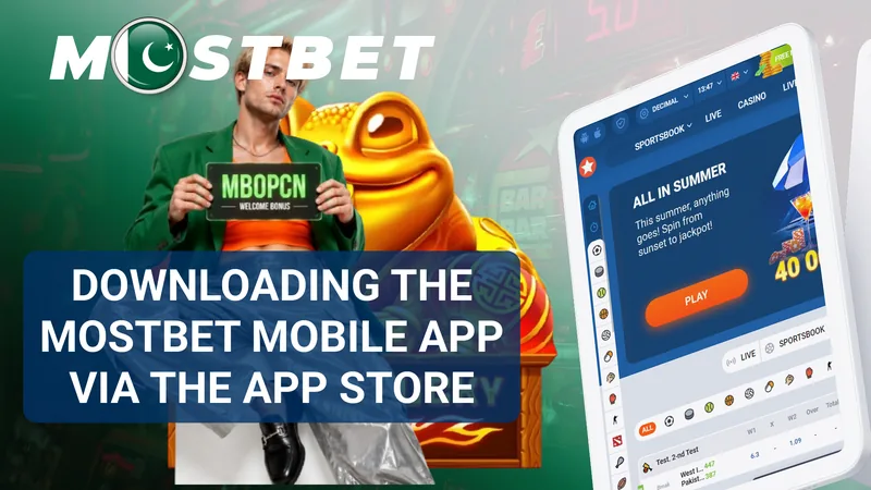 Downloading Mostbet app from App Store in Pakistan