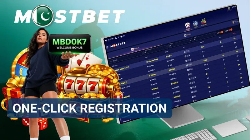 One-click registration process for Mostbet in Pakistan