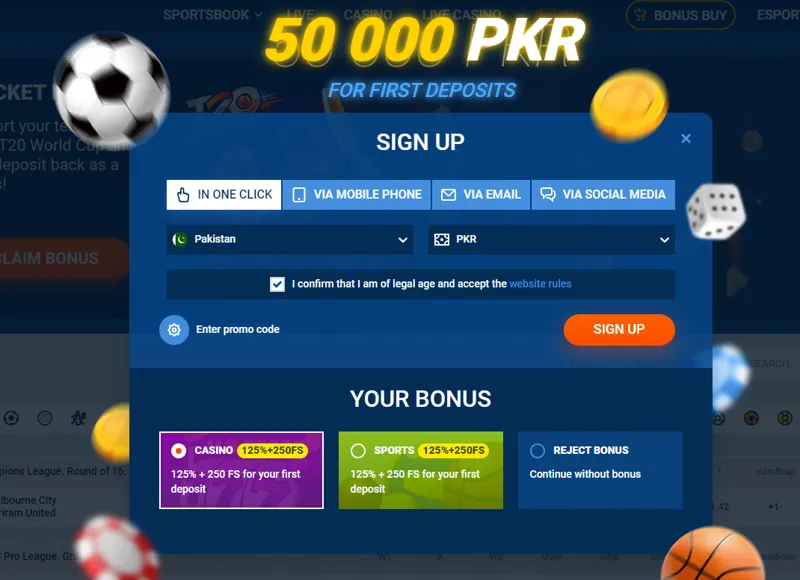 To start playing, winning, and withdrawing money, you need to register